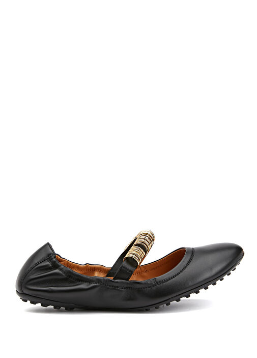 Siyah Deri Babet - Görsel 2