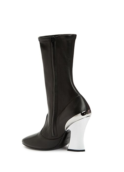 Siyah Kadın Deri Bot - Görsel 4