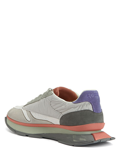 Classic Gri Erkek Deri Sneaker - Görsel 4