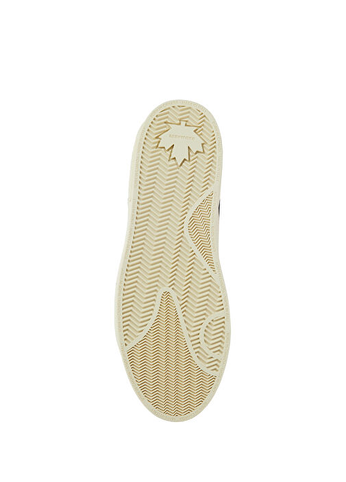 Siyah Beyaz Erkek Deri Sneaker - Görsel 6