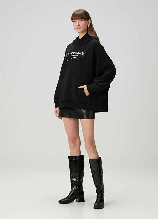 Givenchy Black Hooded Sweatshirt