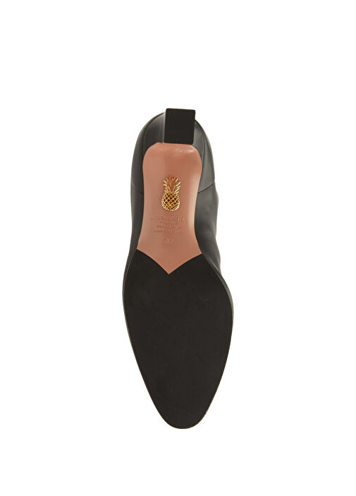 Siyah Kadın Deri Bot - Görsel 6