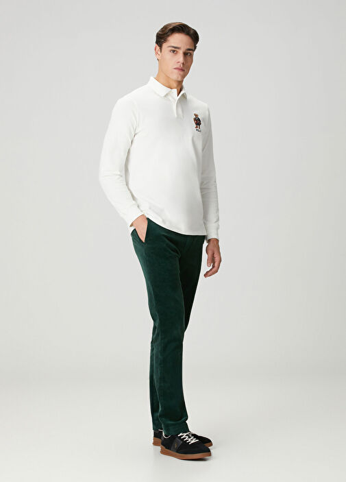 Polo Ralph Lauren Naturel Erkek Naturel Polo Yaka Sweatshirt