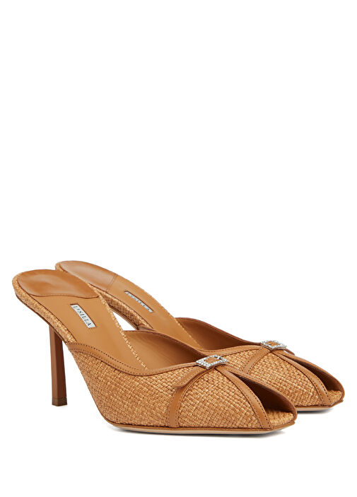 Vittoria Koyu Kahverengi Kadın Terlik - Görsel 3