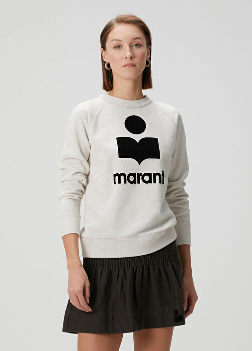 Etoile Isabel Marant - Millyny Gri Sweatshirt - Ekru
