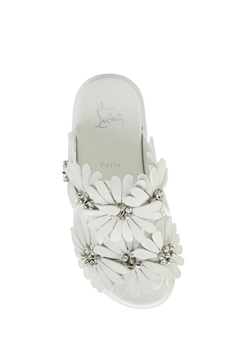 Beyaz Kadın Terlik - Görsel 5