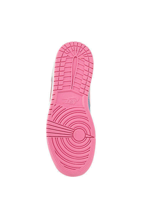 Air Jordan 1 Mavi Çocuk Denim Sneaker - Görsel 6