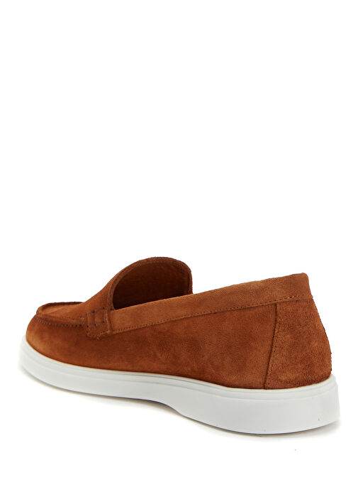Taba Kadın Süet Loafer - Görsel 4