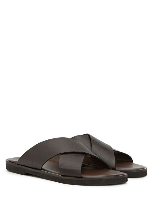 George Hogg Kahverengi George Hogg Rahat Erkek Günlük Deri Terlik