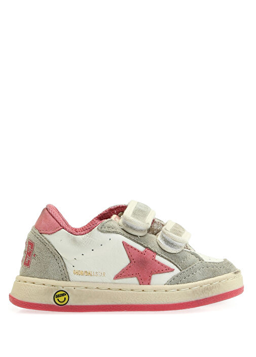 Ball Star Pembe Bebek Deri Sneaker - Görsel 2