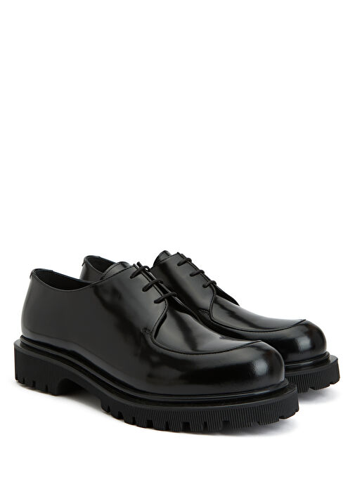 Siyah Erkek Deri Ayakkabı - Görsel 3