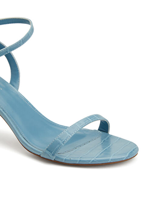 Mavi Kadın Deri Sandalet - Görsel 7