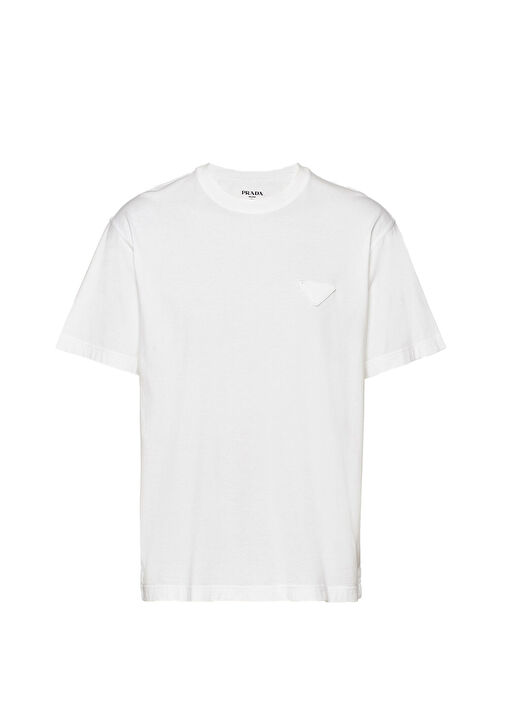 White Prada White Men Cotton T-Shirt 1375263 | Beymen