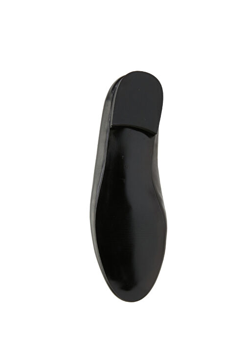 Siyah Kadın Deri Loafer - Görsel 6