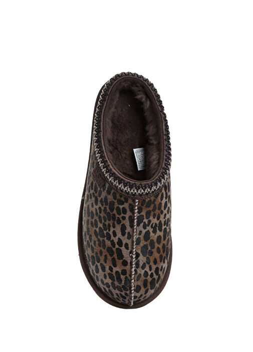 Tasman Caspian Leopar Desenli Kadın Terlik - Görsel 5