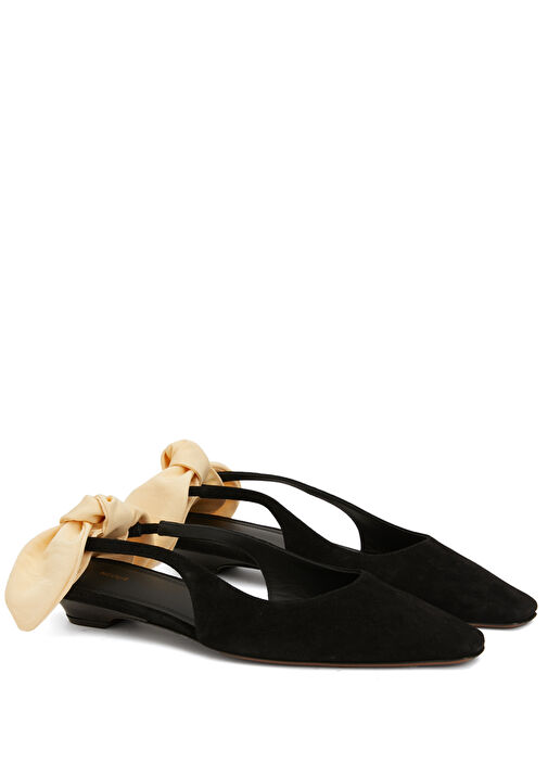 Uba Siyah Krem Süet Babet - Görsel 3