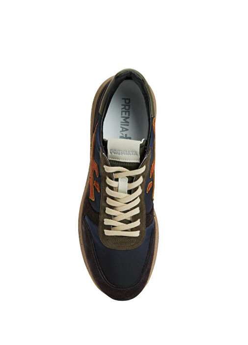 Mick Lacivert Erkek Deri Sneaker - Görsel 5