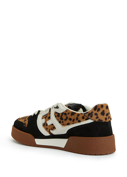 Leopar Kadın Deri Sneaker - Görsel 4