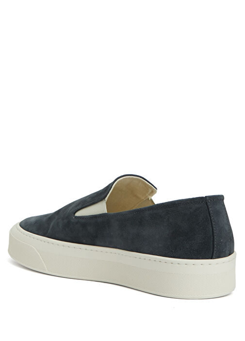 Lacivert Erkek Deri Sneaker - Görsel 4