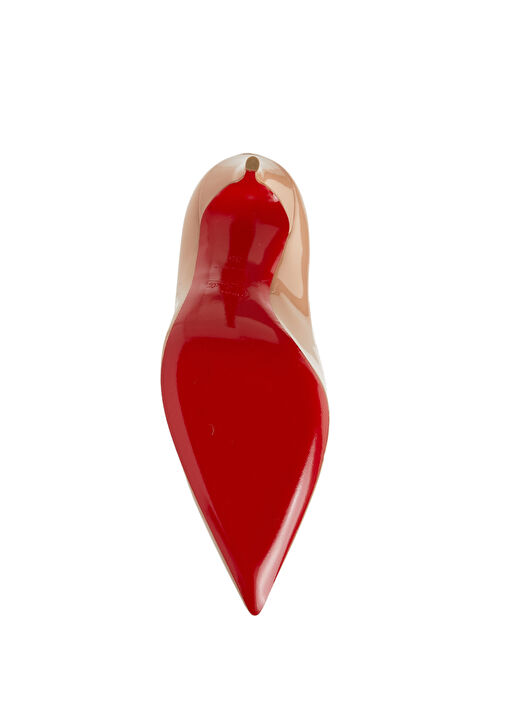 Nude Deri Stiletto - Görsel 6