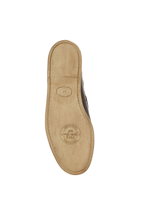 Kahverengi Erkek Deri Loafer - Görsel 6