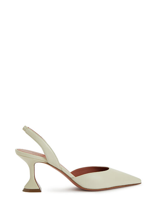 Holli Bej Deri Topuklu Ayakkabı - Görsel 2