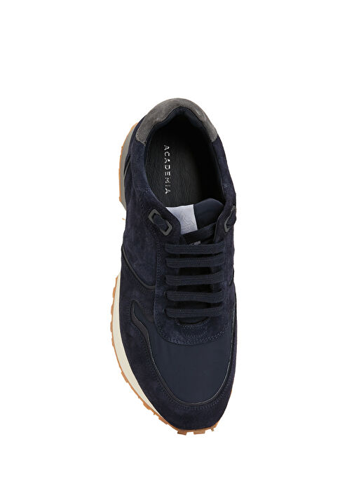 Lacivert Erkek Süet Sneaker - Görsel 5