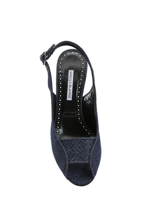 Lonike Den Mavi Kadın Denim Sandalet - Görsel 5