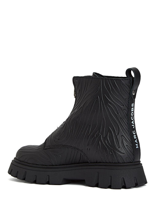 Siyah Kız Çocuk Deri Bot - Görsel 4