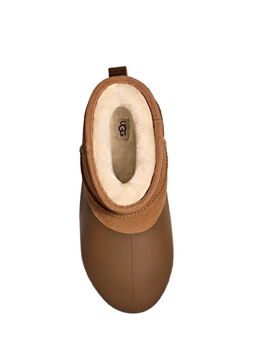 Classic Mini Pumped Molded Taba Kadın Süet Bot - Görsel 6