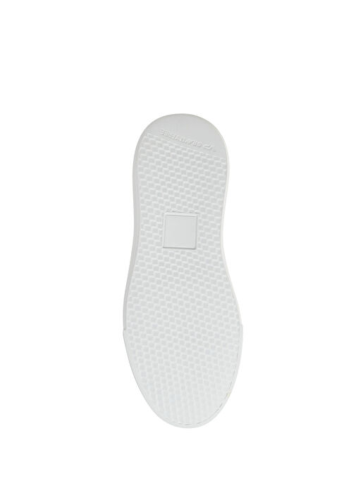 Pudra Kahverengi Kadın Deri Sneaker - Görsel 6