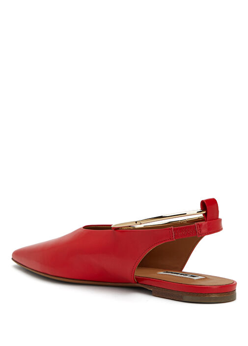 Kırmızı Deri Babet - Görsel 4