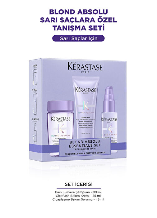 Kerastase - Blond Absolu Parlaklık Veren Saç Bakım Seti - Çok Renkli
