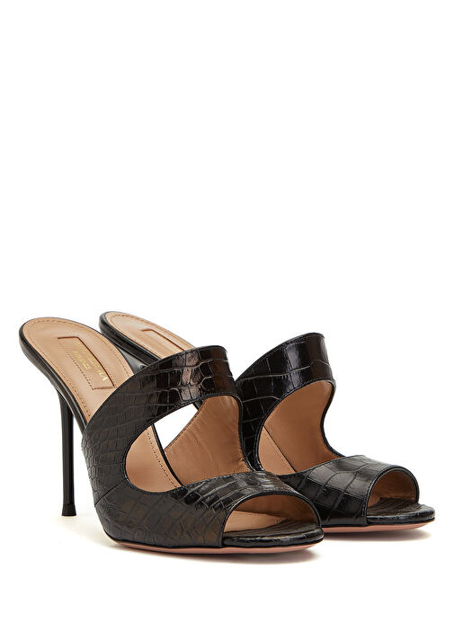 Beymen Reborn Siyah Beymen Reborn Aquazzura Topuklu Terlik