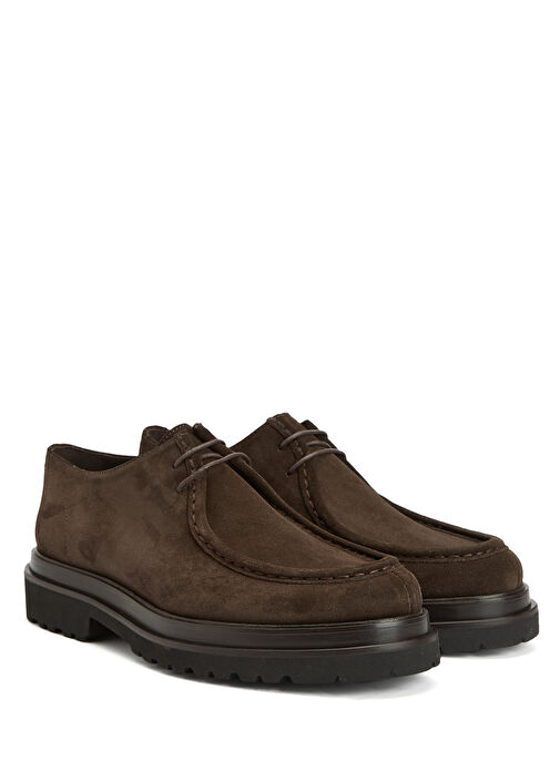 Kahverengi Erkek Deri Ayakkabı - Görsel 3