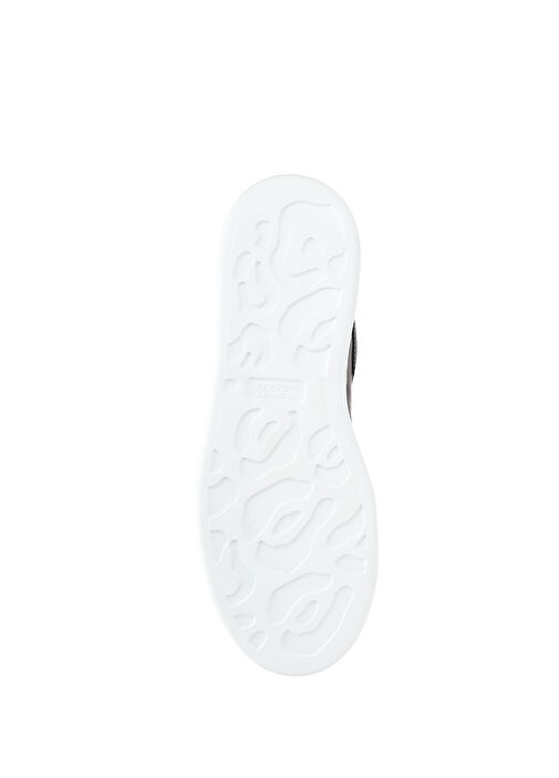 Siyah Kadın Deri Sneaker - Görsel 6