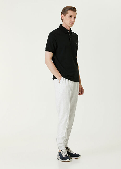 Brunello Cucinelli - Siyah Polo Yaka T-shirt - Siyah