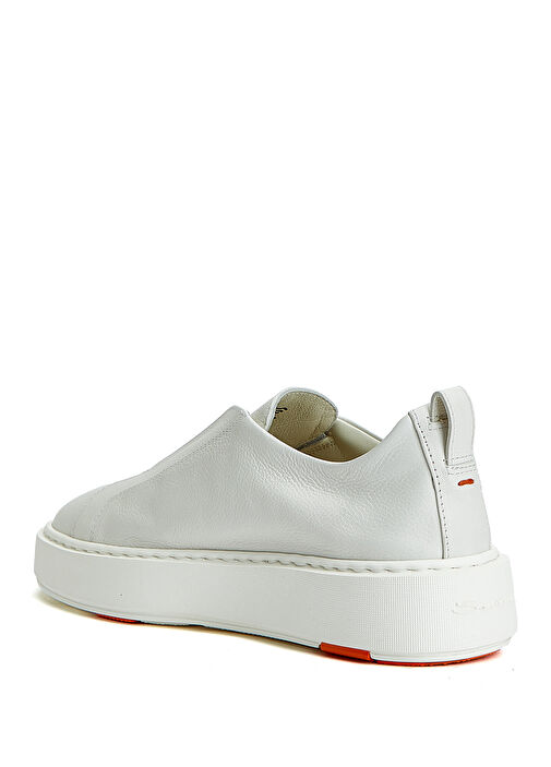 Santoni Santoni Victory Beyaz Kadın Deri Sneaker | Beymen Beyaz - 4. görsel