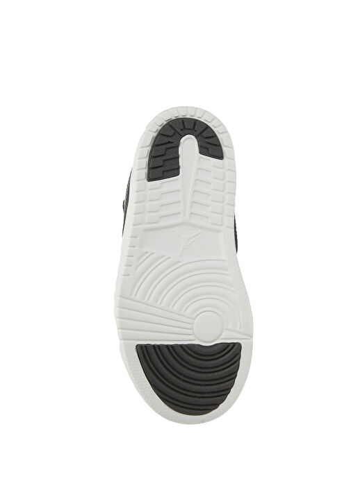 Jordan 1 Low ALT Siyah Gri Çocuk Deri Sneaker - Görsel 6