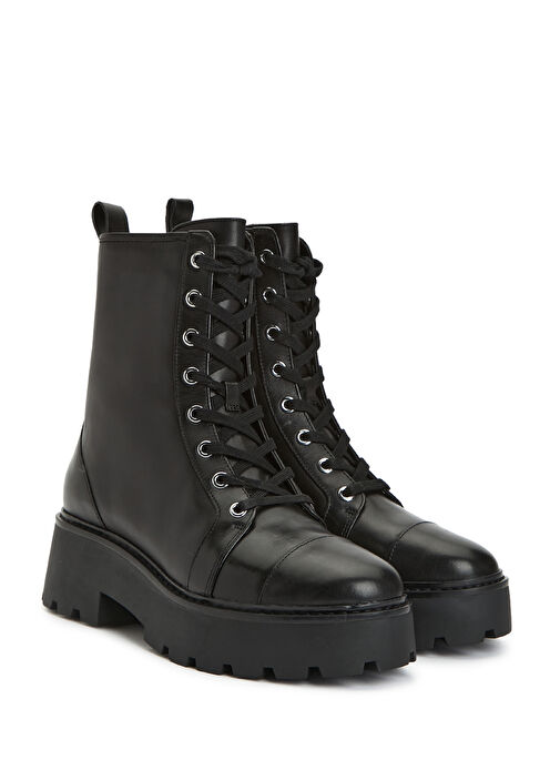 Siyah Kadın Deri Bot - Görsel 3