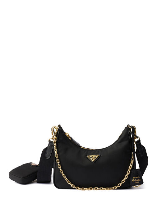 Prada Siyah Kadın Re-Edition 2005 Re-Nylon Siyah Kadın Omuz