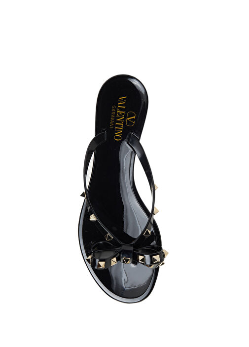 Rockstud Siyah Kadın Terlik - Görsel 5