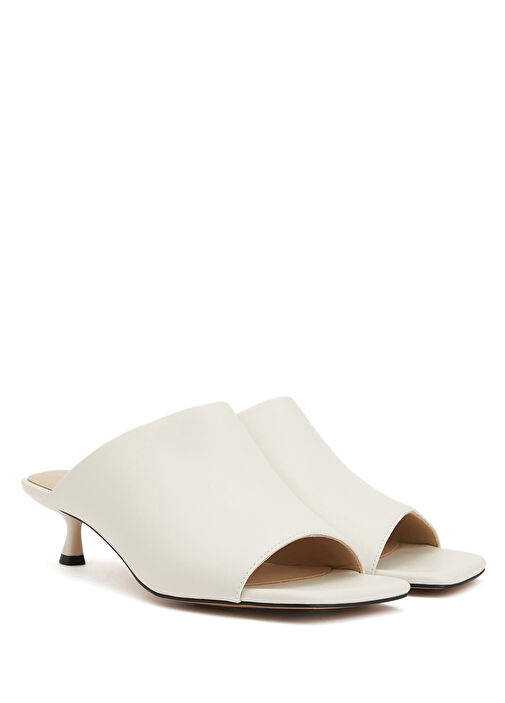 Beyaz Kadın Terlik - Görsel 3