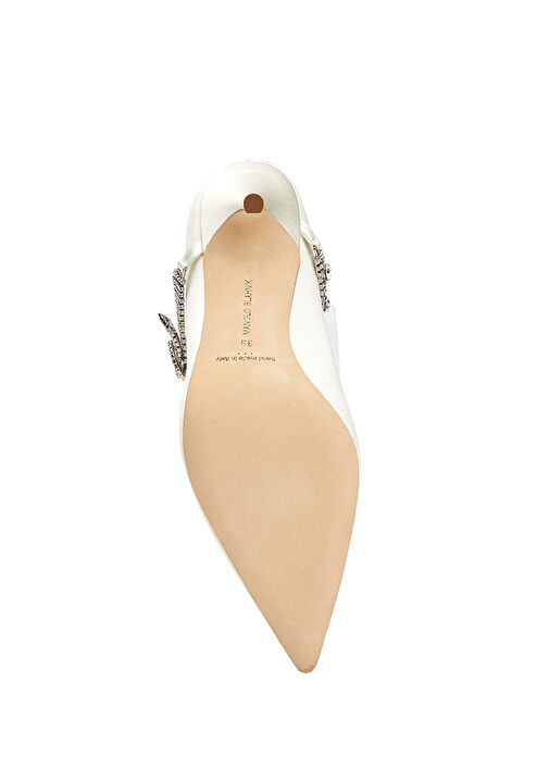 Hamedi Ekru Topuklu Ayakkabı - Görsel 6