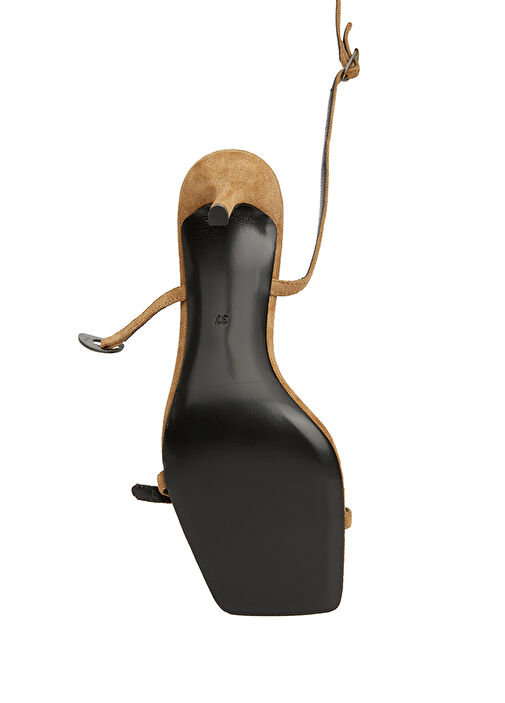 Amorf Camel Kadın Süet Sandalet - Görsel 6