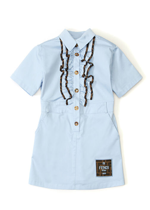 Fendi - Light Blue Girls Dress Fendi - Light Blue Girls Dress