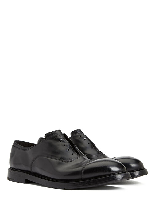 Siyah Erkek Deri Ayakkabı - Görsel 3