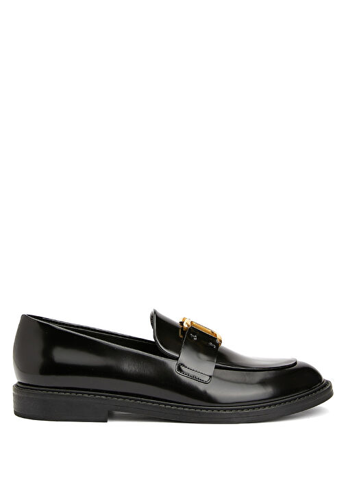 Marcie Siyah Kadın Deri Loafer - Görsel 2