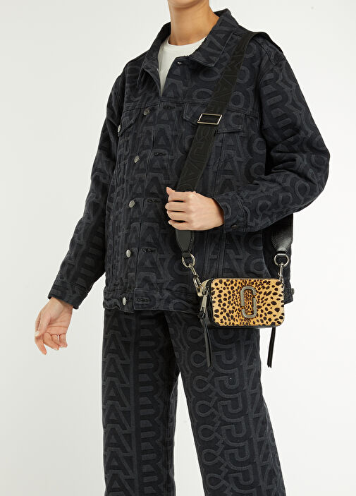 Marc Jacobs - The Cheetah Snapshot Kadın Deri Çapraz Çanta - Leopar