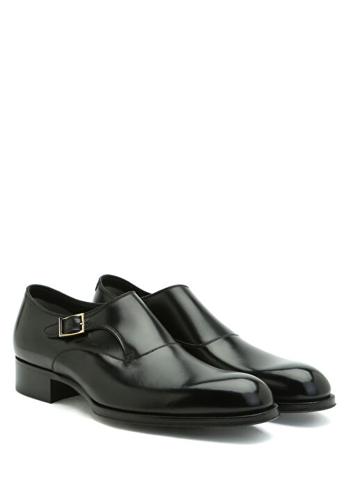 Siyah Erkek Deri Ayakkabı - Görsel 3